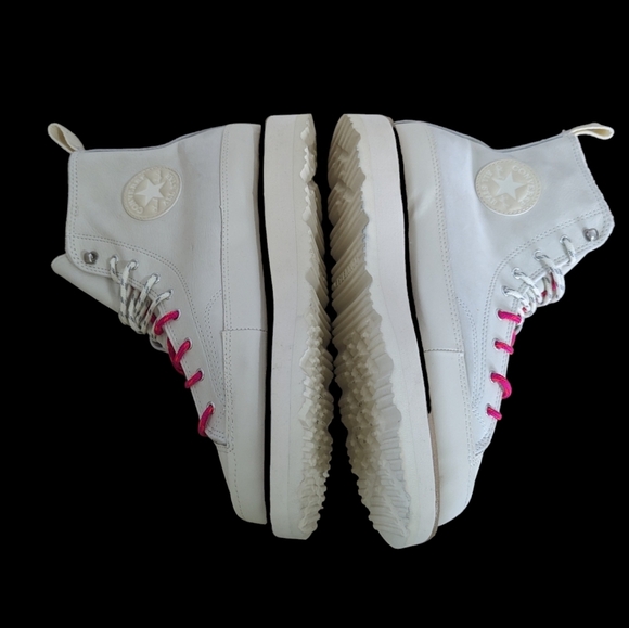 CONVERSE Chuck Taylor Crafted Leather Terrain Boots Sz .men 8.5...Women 10 - Picture 6 of 10